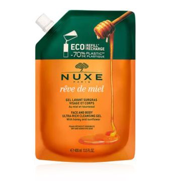 Nuxe Reve de Miel Gel Limpiador Cara y Cuerpo Recarga 400ml