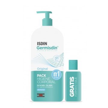 Germisdin Original Gel de Baño Sin Jabon 1L + Formato Viaje 100ml