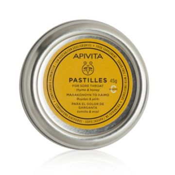 Apivita Pastillas Tomillo y Miel S/Azucar 45gr