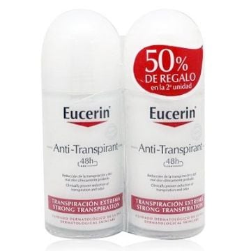 Eucerin Anti-transpirante extrem 48h desodorante roll-on 2x50ml