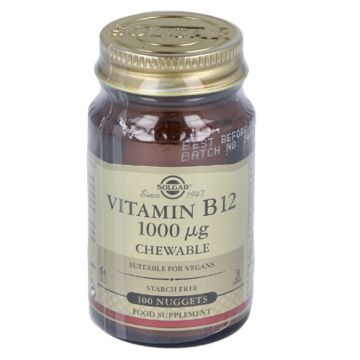 Solgar Vitamina B12 1000 mcg (cobalamina)100 Comp Mast.