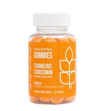 Natures Plus Gummies Curcuma Sabor Melocoton 60 Uds