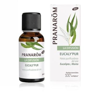 Pranarom La difusion eucalipto y menta aceite esencial bio 30ml