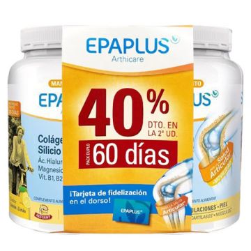 Epaplus Colageno+Hialuronico+Magnesio Sabor Limon Duplo 2x334gr