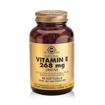 Solgar Vitamina e 400 ui (268 mb). 100 cápsulas gelatina