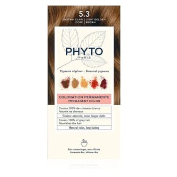 Phyto Color Tinte Permanente 5.3 Castaño Claro Dorado