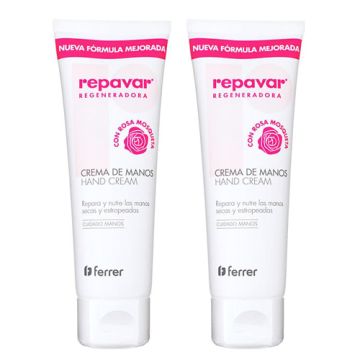 Repavar Regeneradora Crema de Manos Rosa Mosqueta Duplo 2x75ml