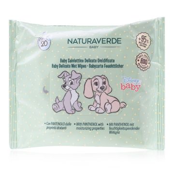 Naturaverde Bio Disney Toallitas Delicadas Humedas 20Uds