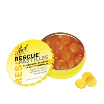 Flores de Bach -Rescue Pastillas Sabor Naranja-Sauco 50gr