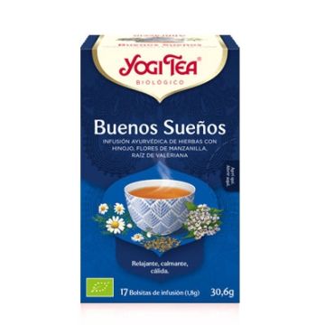 Yogi Tea Buenos Sueños Infusion Hinojo Manzanilla Valeriana 17uds