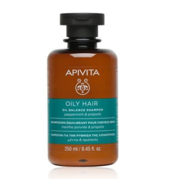 Apivita Champu Equilibrante Cabello Graso Menta-Propoleo 250ml