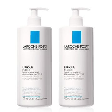 Lipikar Fluido Hidratante Corporal Duplo 2x750ml. La Roche Posay