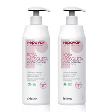 Repavar Regeneradora rosa mosqueta loción corporal duplo 2x500ml