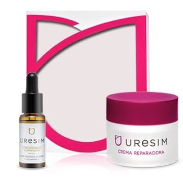 Uresim crema reparadora p/seca 50ml + Concentrado iluminador 20ml