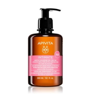 Apivita Intimate Plus Gel Limpiador Suave Zona Intima 300ml