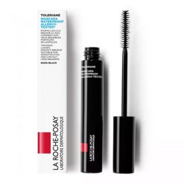 Toleriane Mascara Pestañas Waterproof Negro 7,4ml. La Roche Posay