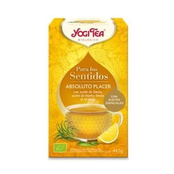 Yogi Tea Sentidos Placer Infusion Limon y Te Verde 20 Uds