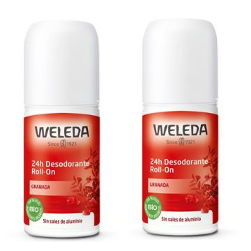 Weleda Desodorante 24h de Granada Roll-On Duplo 2x50ml