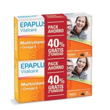 Epaplus Vitalcare Multivitamin Omega 6 Duplo 2x30Caps