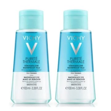 Vichy Pureza Thermal Desmaquillante Ojos Waterprof Duplo 2x100ml