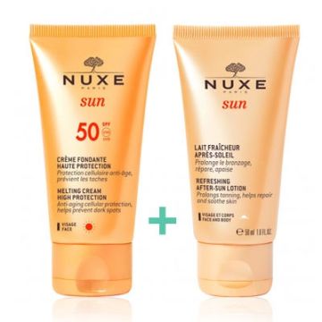 Nuxe Sun Crema Fundente Rostro Spf50 50ml + After Sun 50ml