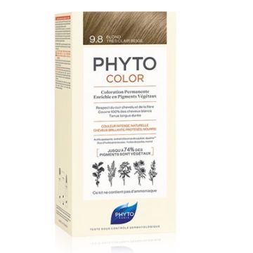 Phyto Color Tinte Permanente 9.8 Rubio Beige muy Claro