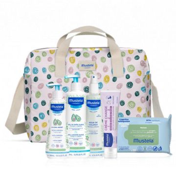 Mustela Bolsa Paseo Little Moments Lunares 5 Productos