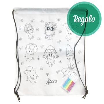 Aboca - Mochila Infantil para Colorear -Regalo-