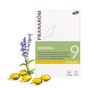 Pranarom Oleocaps+ 9 Memoria 30 Capsulas