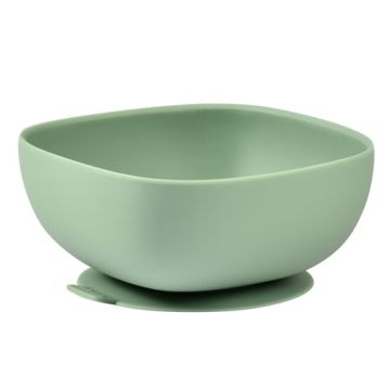 Beaba Bol de Silicona con Ventosa Verde 4m+ 1 Ud