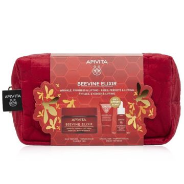 Apivita Beevine Elixir Crema Rica 50ml + Noche 15ml + Serum 10ml