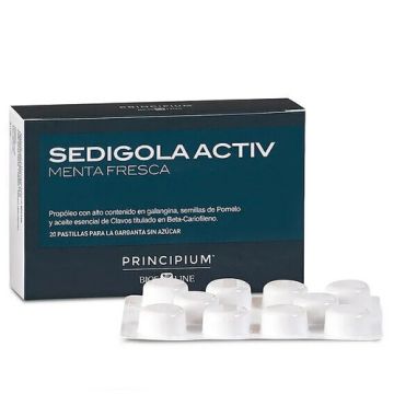 Principium Sedigola Activ Menta Fresca 20Pastillas Garganta