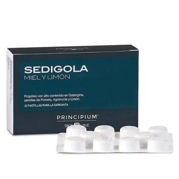 Principium Sedigola Miel y Limon 20Pastillas Garganta 