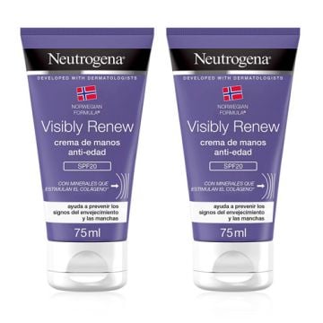 Neutrogena Manos Visibly Renew Crema Elasticidad Duplo 2x75ml