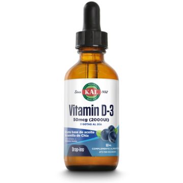 KAL Vitamin D-3 50mcg 2000UI 53ml