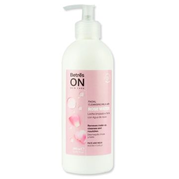 Betres On Leche Limpiadora Facial con Agua de Rosas 380ml