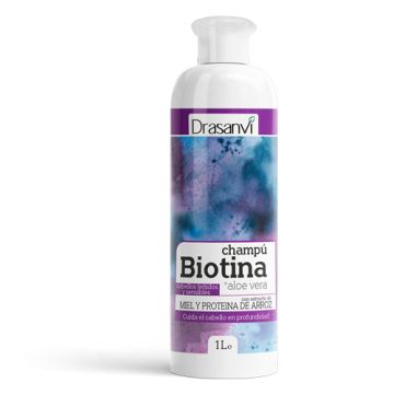 Drasanvi Champu Biotina Aloe Vera Cabellos Teñidos Sensibles 1L