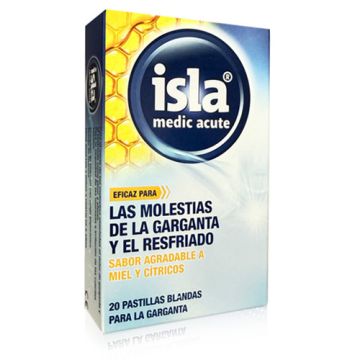 Isla Medic Acute Pastillas Blandas Garganta Miel Citricos 20Uds