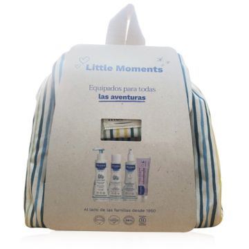 Mustela Mochila Little Moments Rayas 4 Productos 