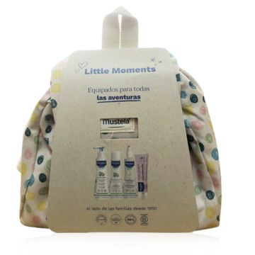 Mustela Mochila Little Moments Lunares 4 Productos