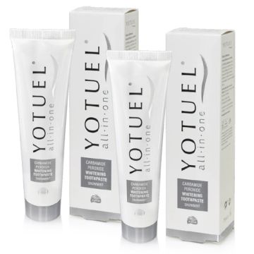 Yotuel All In One Dentifrico Blanqueador Snowmint Duplo 2x75ml