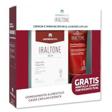 Iraltone AGA 60 Caps + Champu Fortificante 75ml