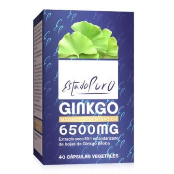 Estado Puro Ginkgo Maxima Concentracion 6500mg 40Caps