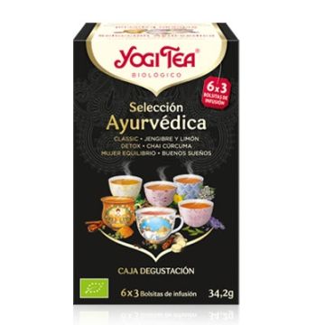 Yogi Tea Seleccion Ayurvedica Caja Degustacion 6x3 Uds