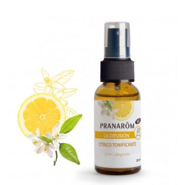 Pranarom La Difusion Citrico Tonifica Spray Limon Bergamota 30ml