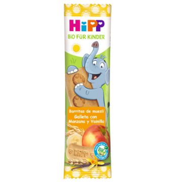 Hipp Barrita Muesli Galleta con Manzana y Vainilla 20gr