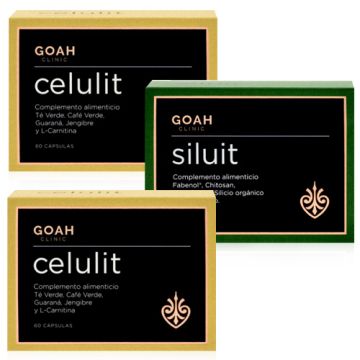 Goah Clinic Pack Silueta Perfecta Celulit 120 Caps +Siluit 60 Cap