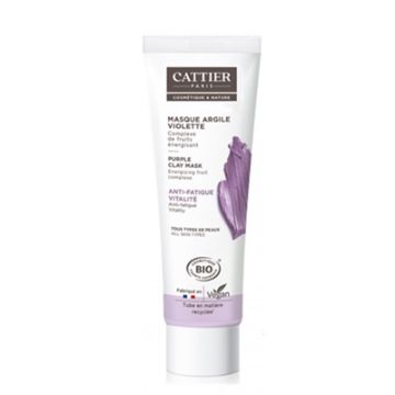 Cattier Mascarilla de Arcilla Purpura Antifatiga 100ml