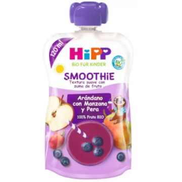 Hipp Smoothie Arandano con Manzana y Pera 120ml