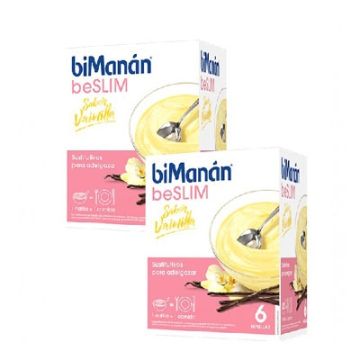 Bimanan Beslim Natillas Vainilla Duplo 2x6 Sobres